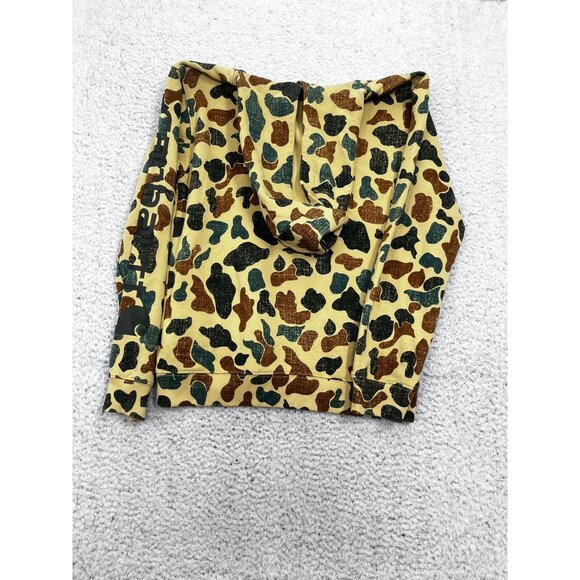 Boys Carhartt Yellow Camouflage Hoodie Pullover Sweatshirt Size L 14-16 - Picture 11 of 12
